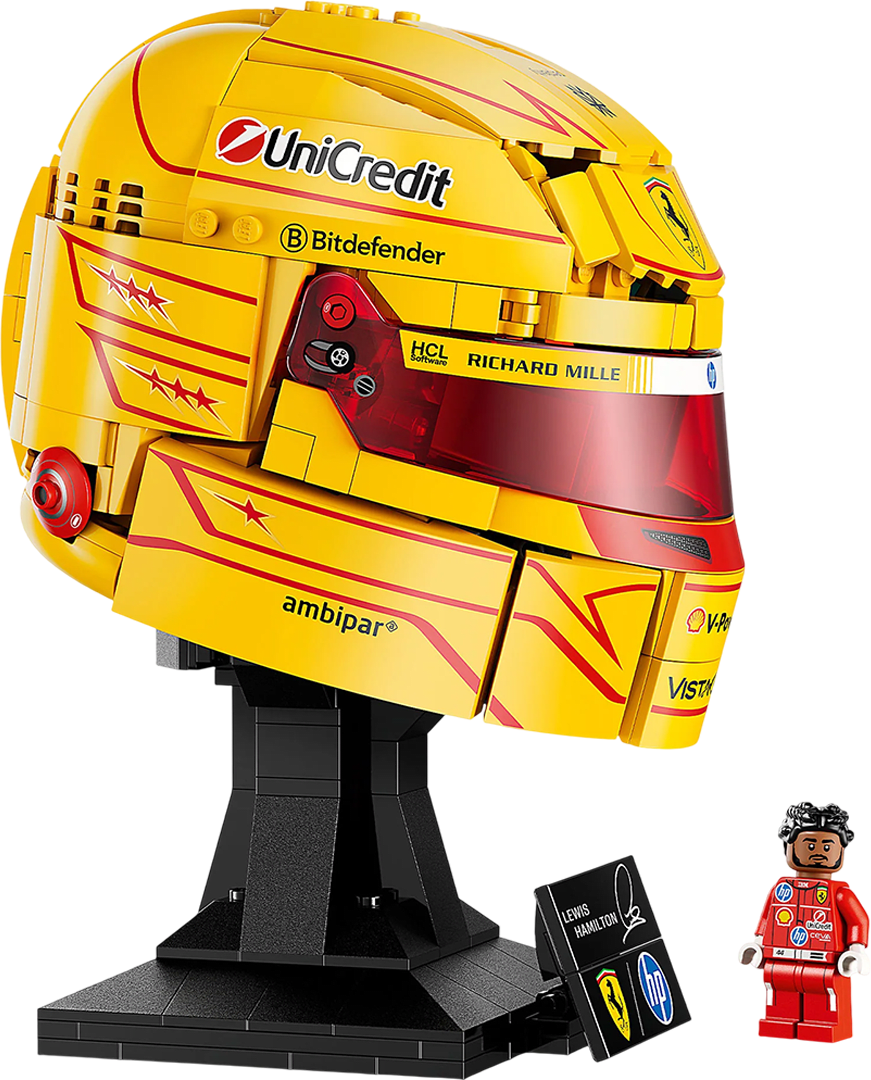LEGO: Scuderia Ferrari HP - Casco de Lewis Hamilton2