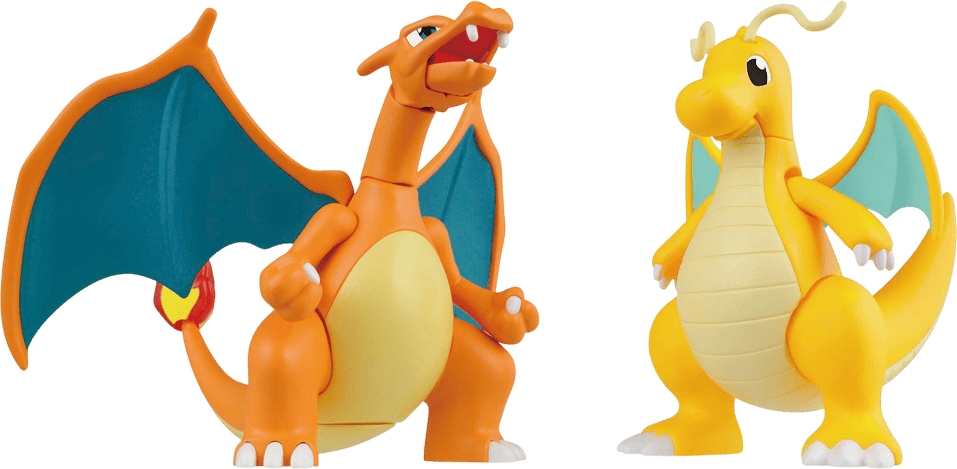 Model Kit Bandai Hobby Pokémon: Charizard & Dragonite (JPN)2