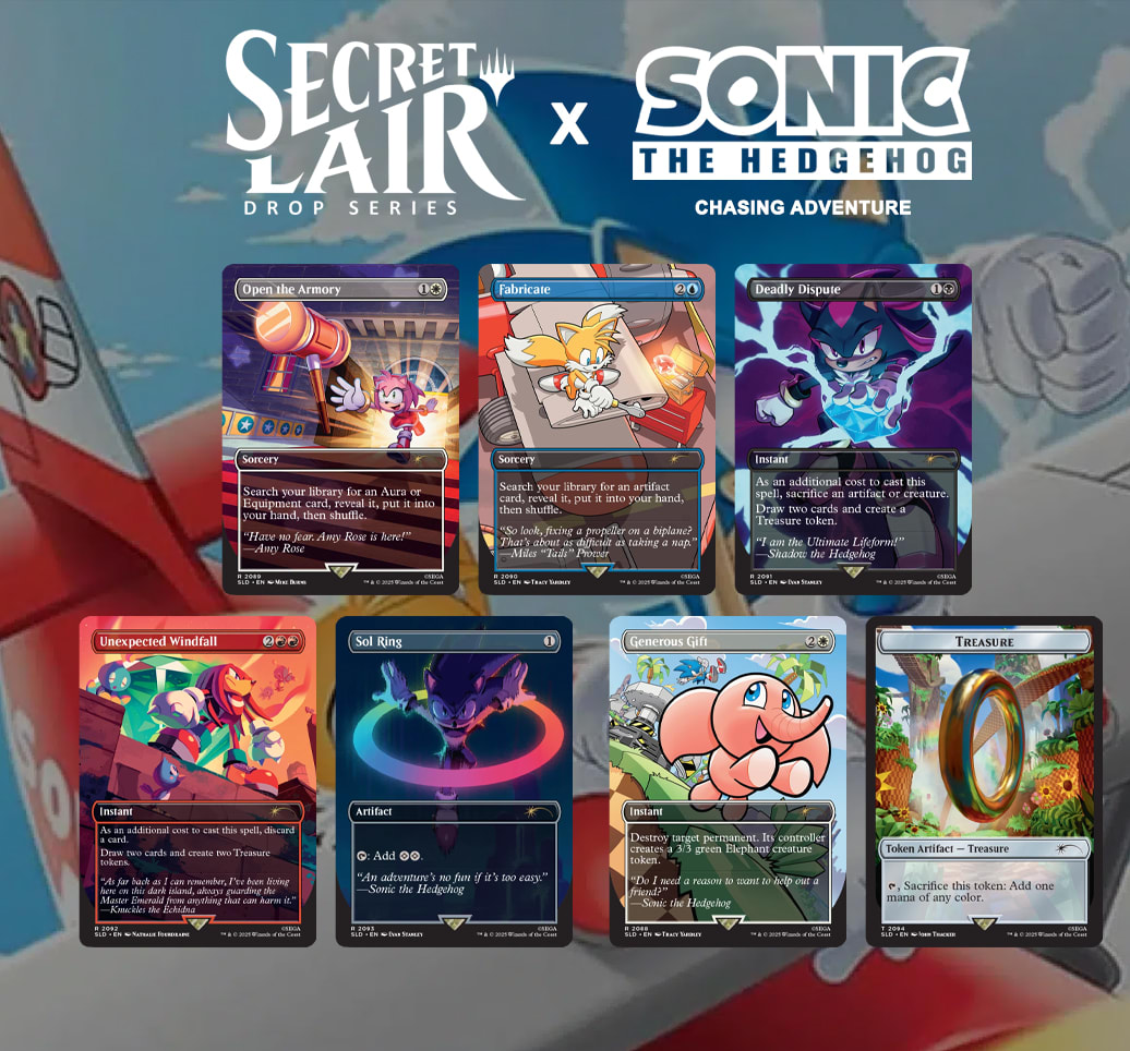 Secret Lair MTG: Sonic (Chasing Adventure) (FOIL)2
