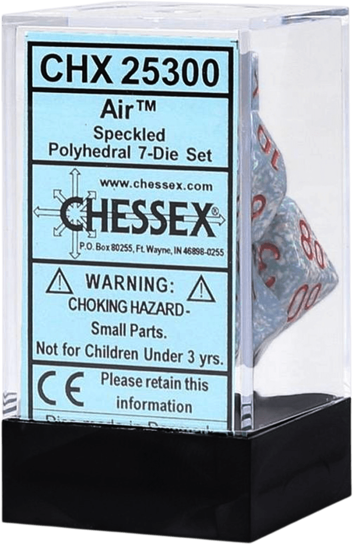 Chessex Die Rol Set Speckled (Air) 0