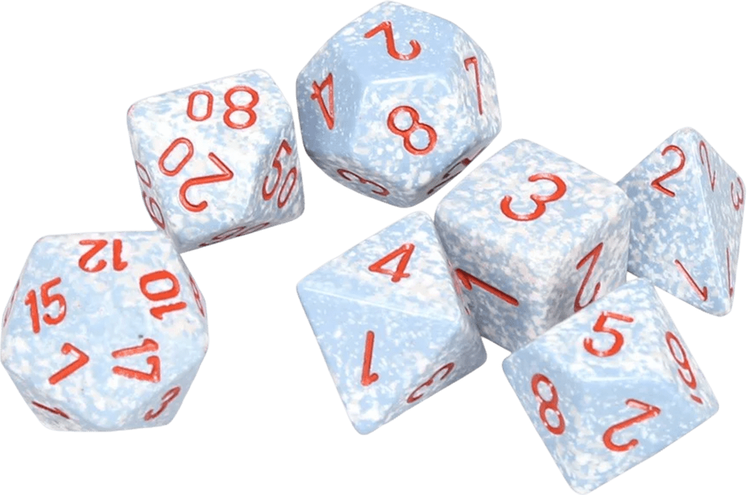 Chessex Die Rol Set Speckled (Air)2
