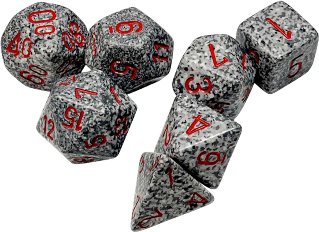 Chessex Die Rol Set Speckled (Granite)2