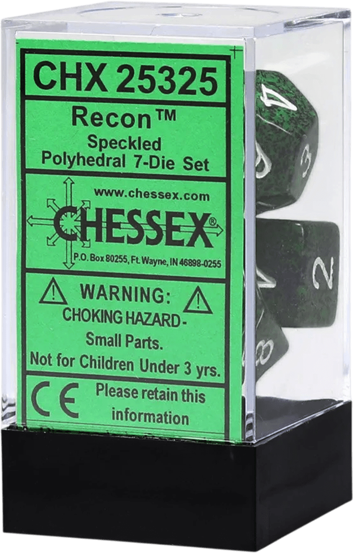 Chessex Die Rol Set Speckled (Recon) 0