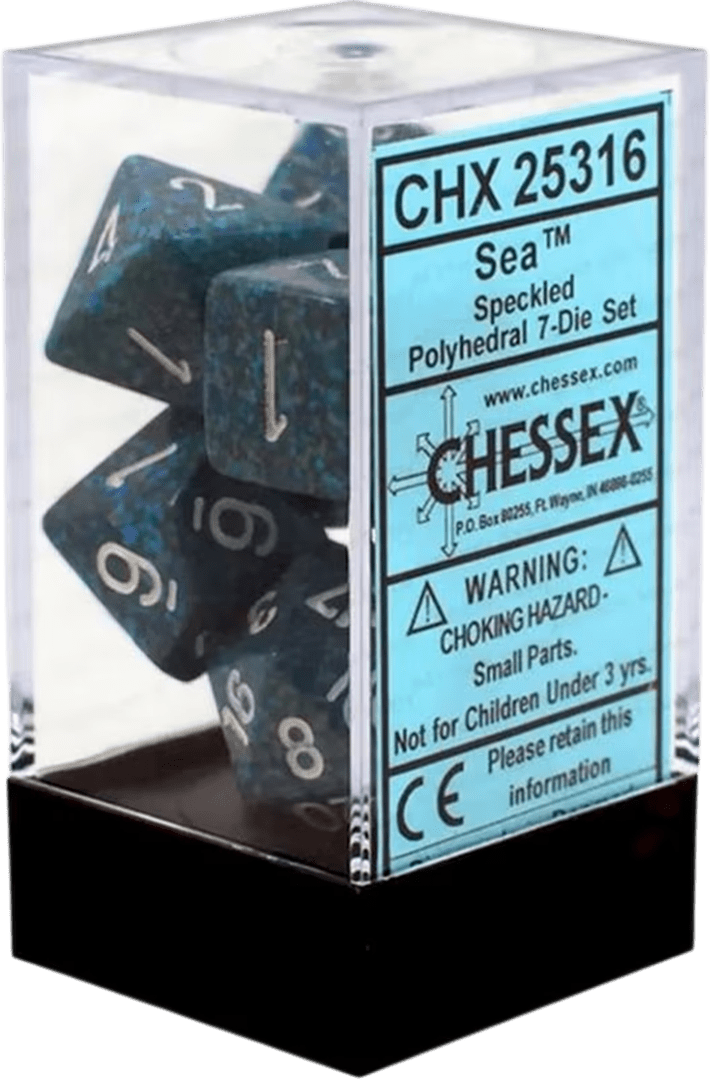 Chessex Die Rol Set Speckled (Sea) 0
