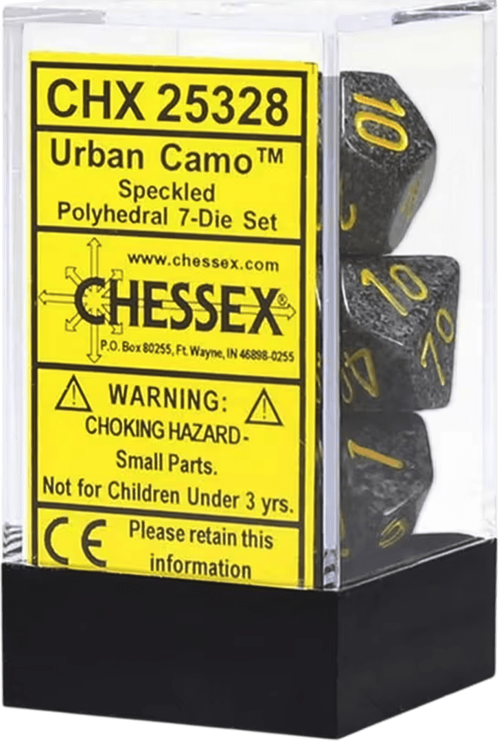Chessex Die Rol Set Speckled (Urban Camo) 0