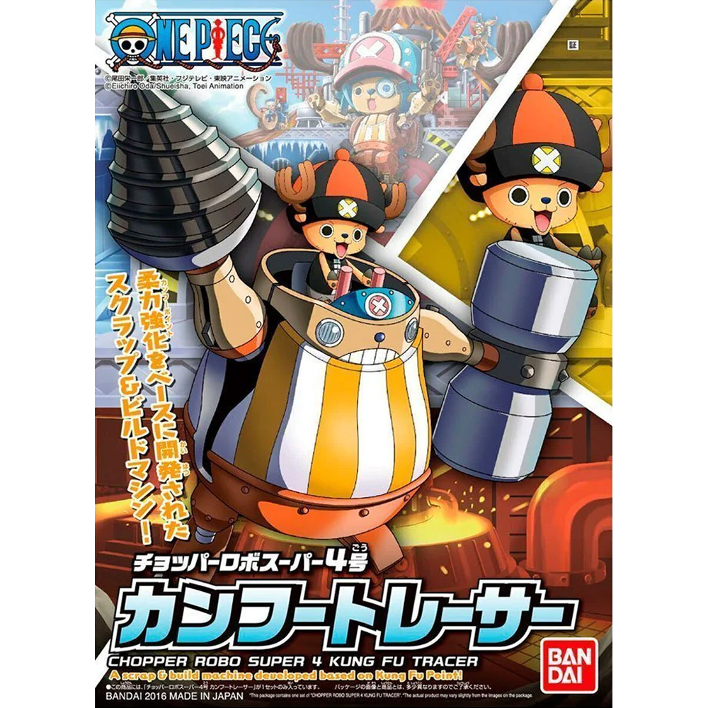 Model Kit Bandai Hobby One Piece: Chopper Robo Super 4 Kung Fu Tracer 1