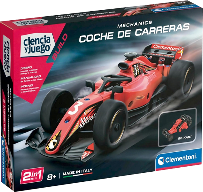 Ciencia y Juego Mechanics Clementoni Coche de Carreras 0