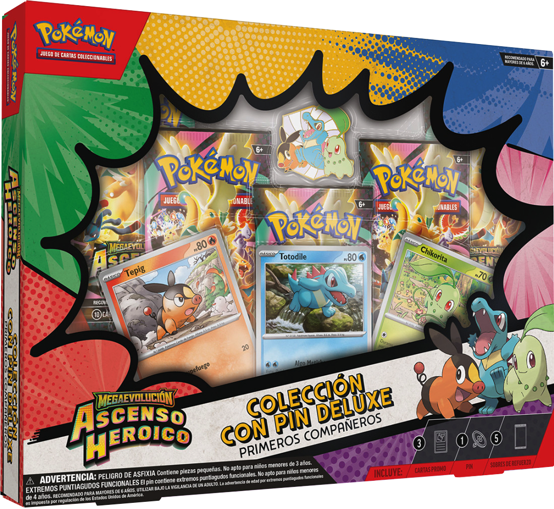 First Partner Deluxe Pin Collection Ascended Heroes Español