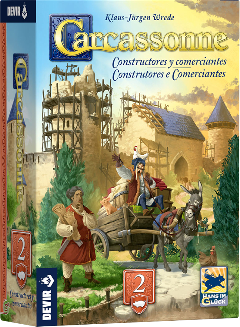 Carcassonne: Constructores y Comerciantes - nuevo formato 0