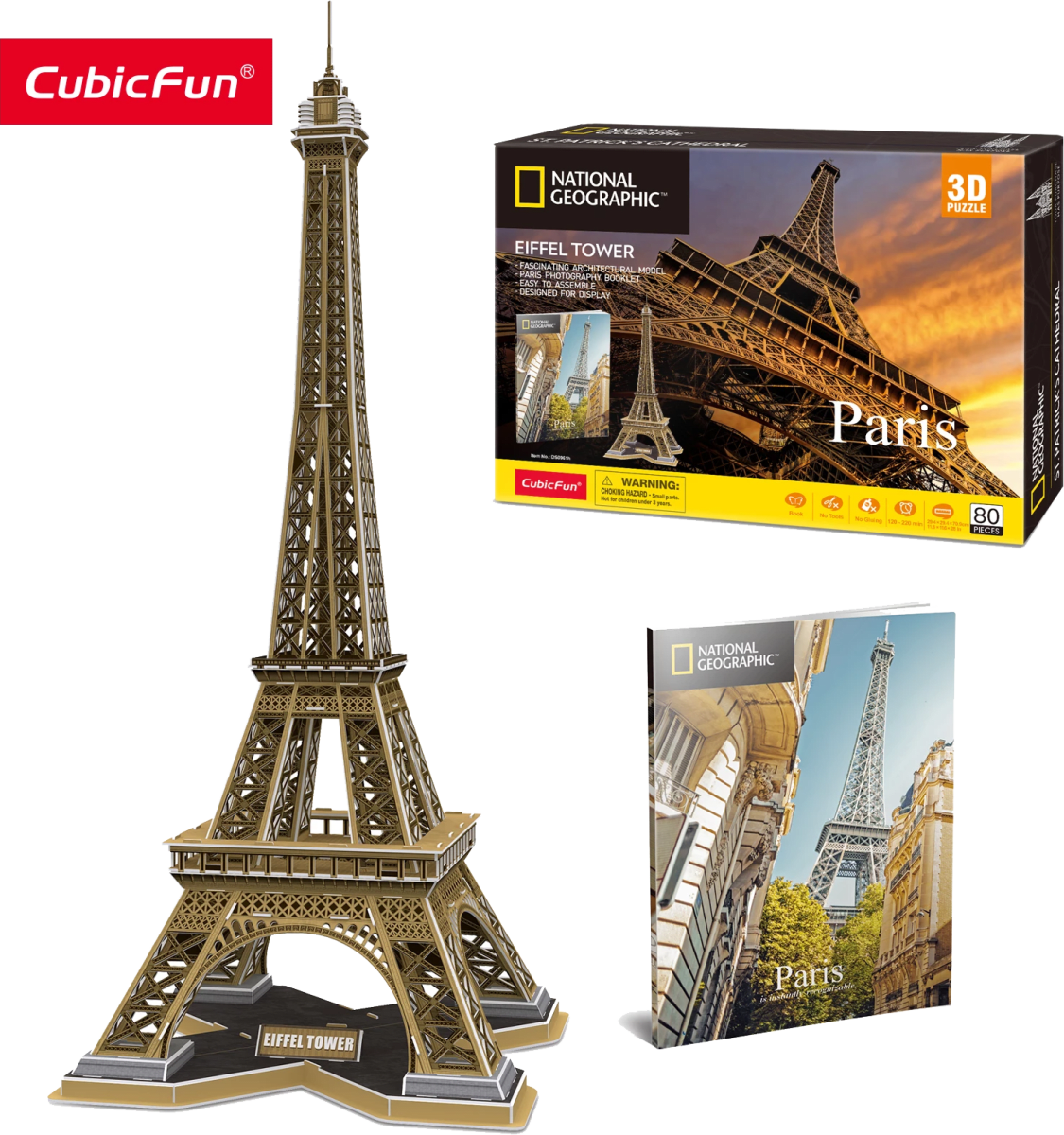 Puzzle 3D National Geographic: Eiffel Tower1