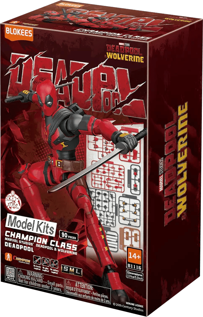 Model Kit Blokees Champion Class: Deadpool & Wolverine - Deadpool 0