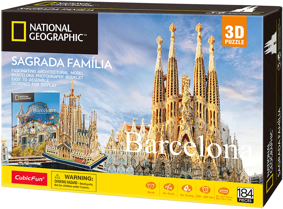 Puzzle 3D National Geographic: Sagrada Familia 0