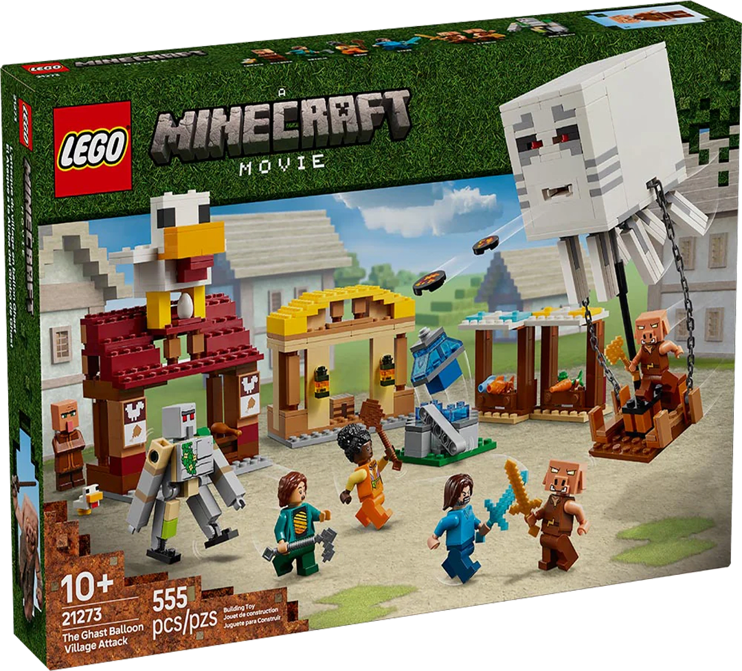 LEGO Minecraft: El Ataque a la Aldea del Globo de Ghast 0