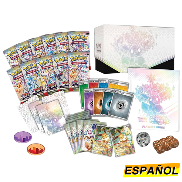 Caja de Entrenador de Elite Pokemon TCG: Evoluciones Prismáticas2