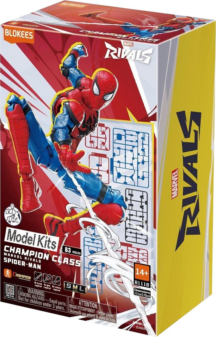 Model Kit Blokees Champion Class: Marvel Rivals - Spider-Man 0