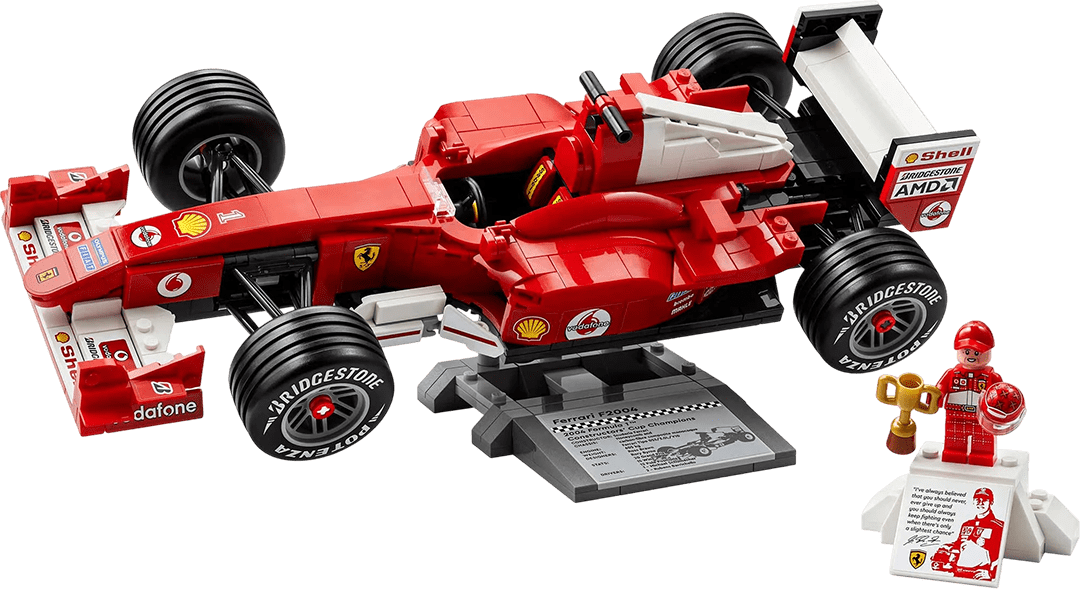 LEGO Icons: Ferrari F2004 & Michael Schumacher2