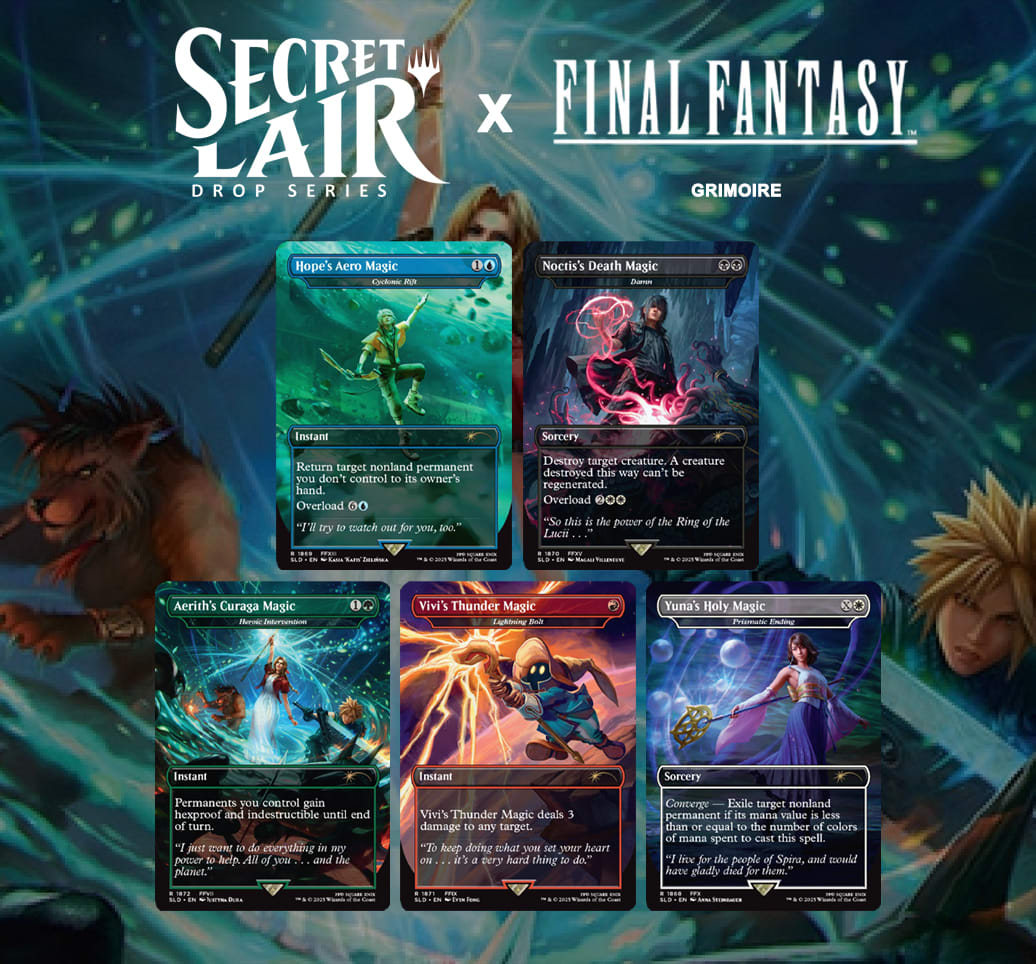 Secret Lair MTG: Final Fantasy (Grimoire)2
