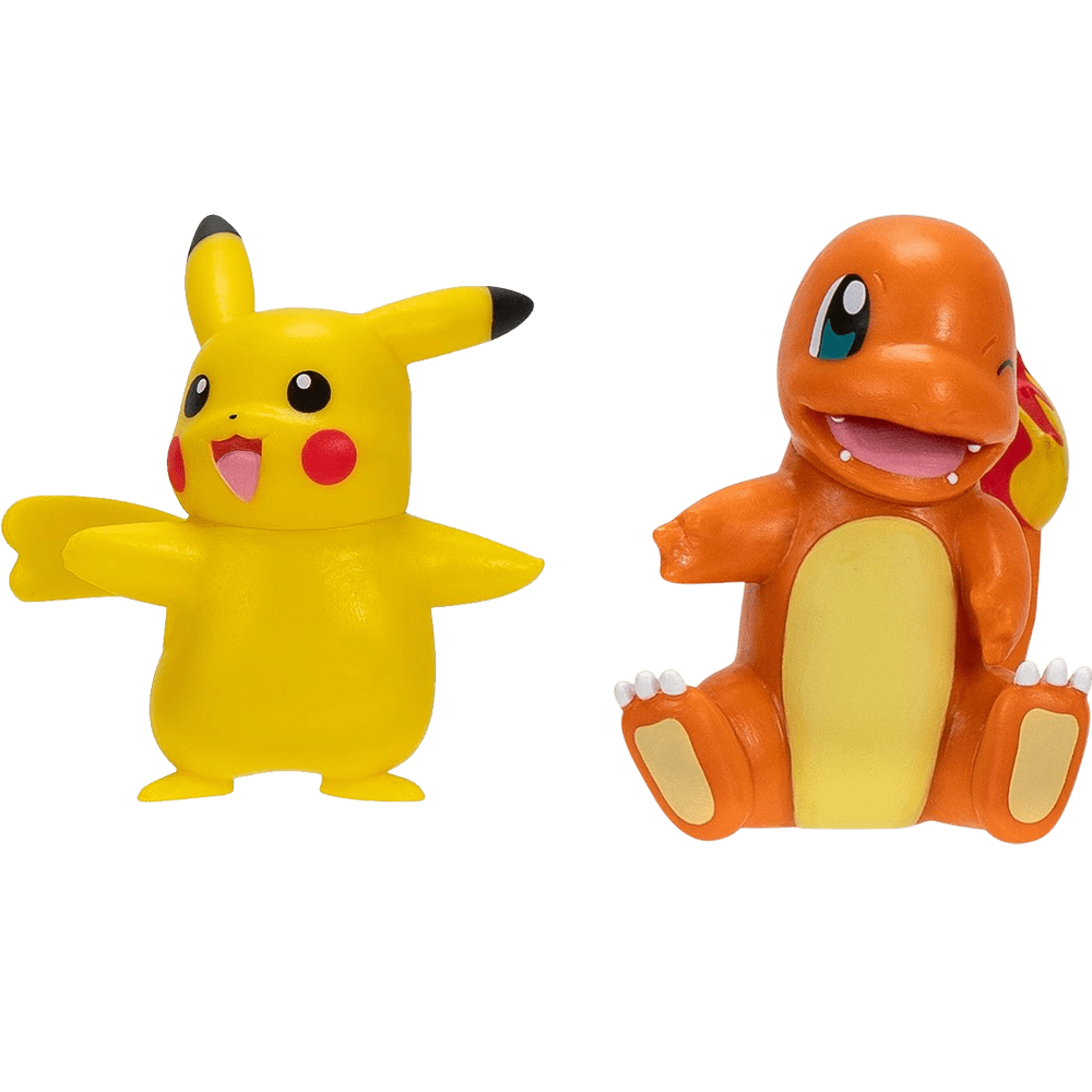 Figura Jazwarez Pokémon Battle Figure Pack: Pikachu + Charmander2