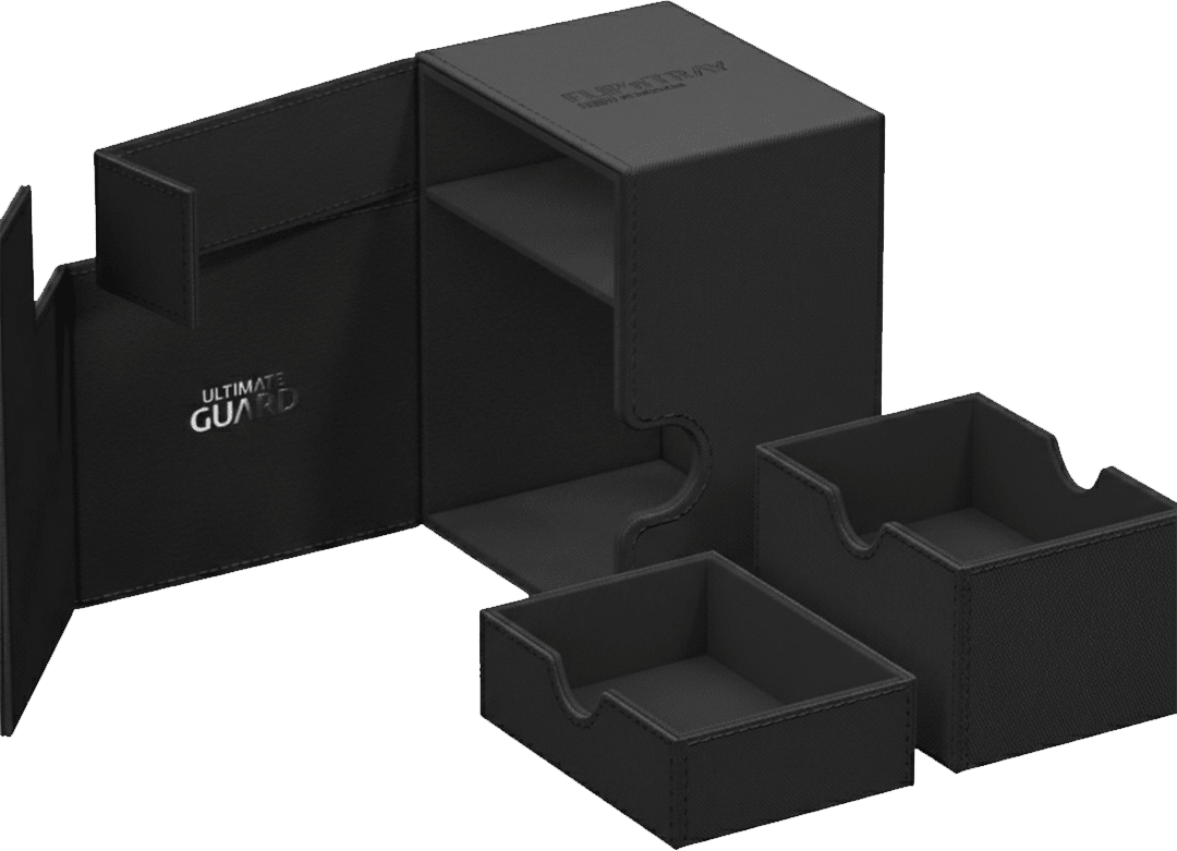 Deck Box Ultimate Guard Flip'n Tray 133+ Xenoskin Black2