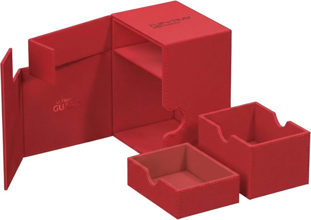 Deck Box Ultimate Guard Flip'n Tray 133+ Xenoskin Red2