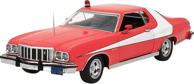 GreenLight Collectibles: 1:24 1976 Ford Gran Torino Starsky and Hutch (1975-79TV Series)2