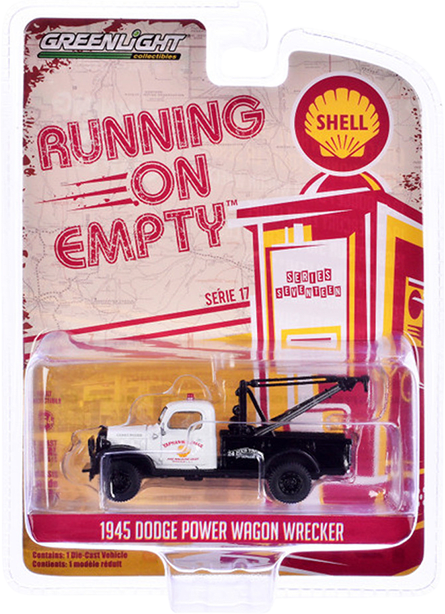 GreenLight Collectibles: 1:64 1945 Dodge Power Wagon Wrecker - Shell Oil Solid Pack 0