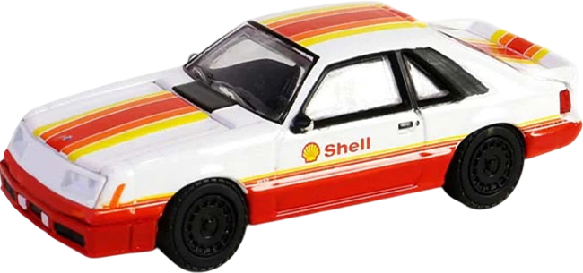 GreenLight Collectibles: 1:64 1982 Ford Mustang GT Shell Oil Special Edition Series 22