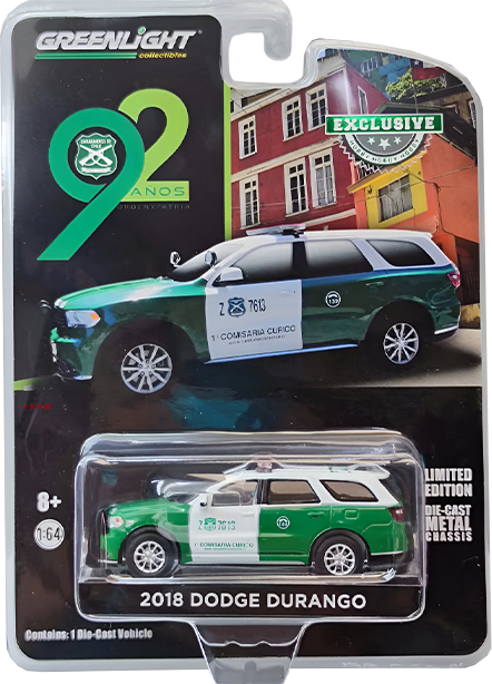 GreenLight Collectibles: 1:64 2018 Dodge Durango Carabineros de Chile 0