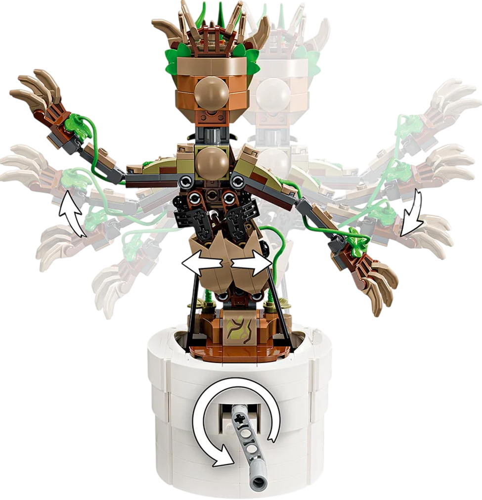 LEGO Marvel: Groot Bailarín3