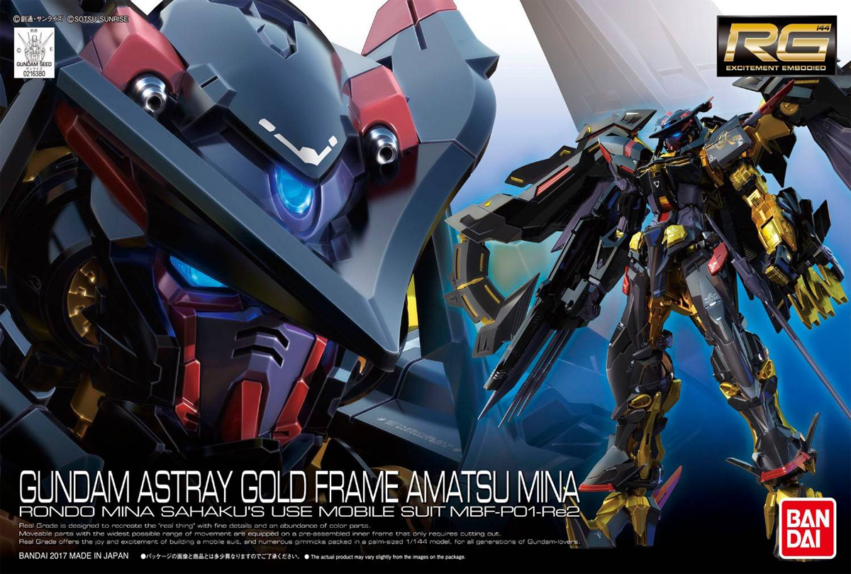 Model Kit Bandai Hobby RG: Gundam Astray Gold Frame Amatsu Mina 0