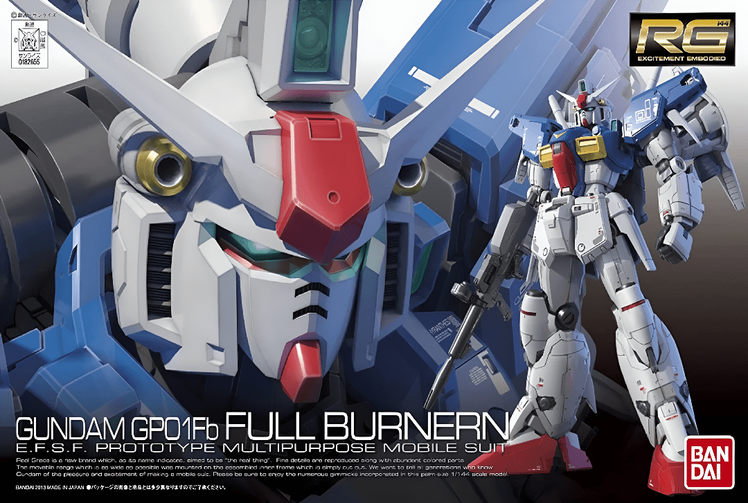 Model Kit Bandai Hobby RG: Gundam GP01Fb Full Burnern 0
