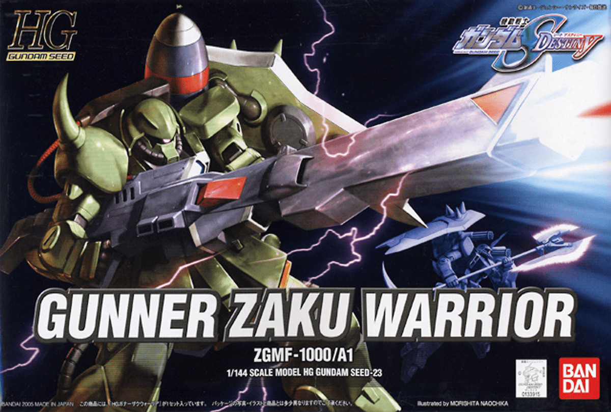 Model Kit Bandai Hobby: HG 1/144 Gunner Zaku Warrior 0