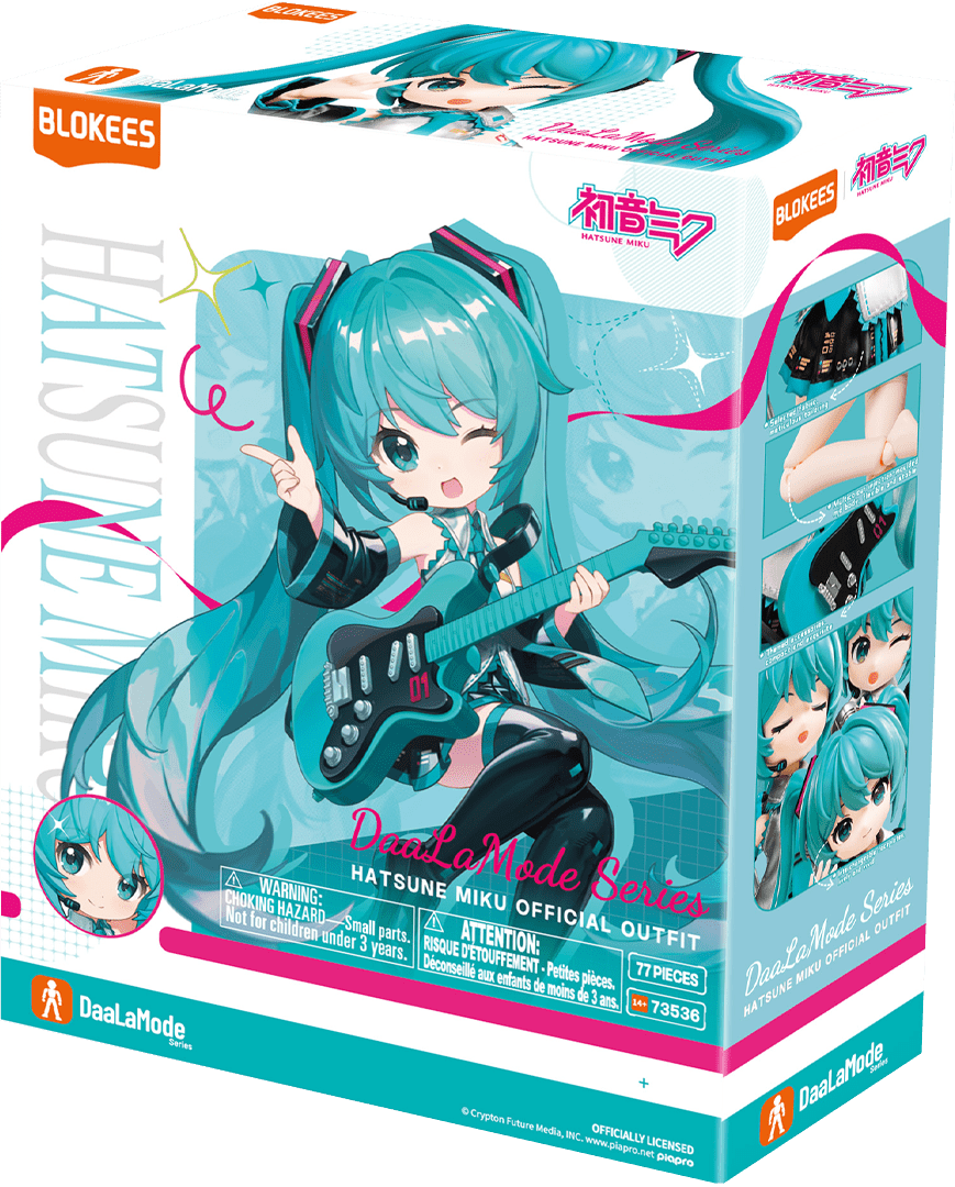 Model Kit Blokees Daala Mode Series: Hatsune Miku Official Outfit 0