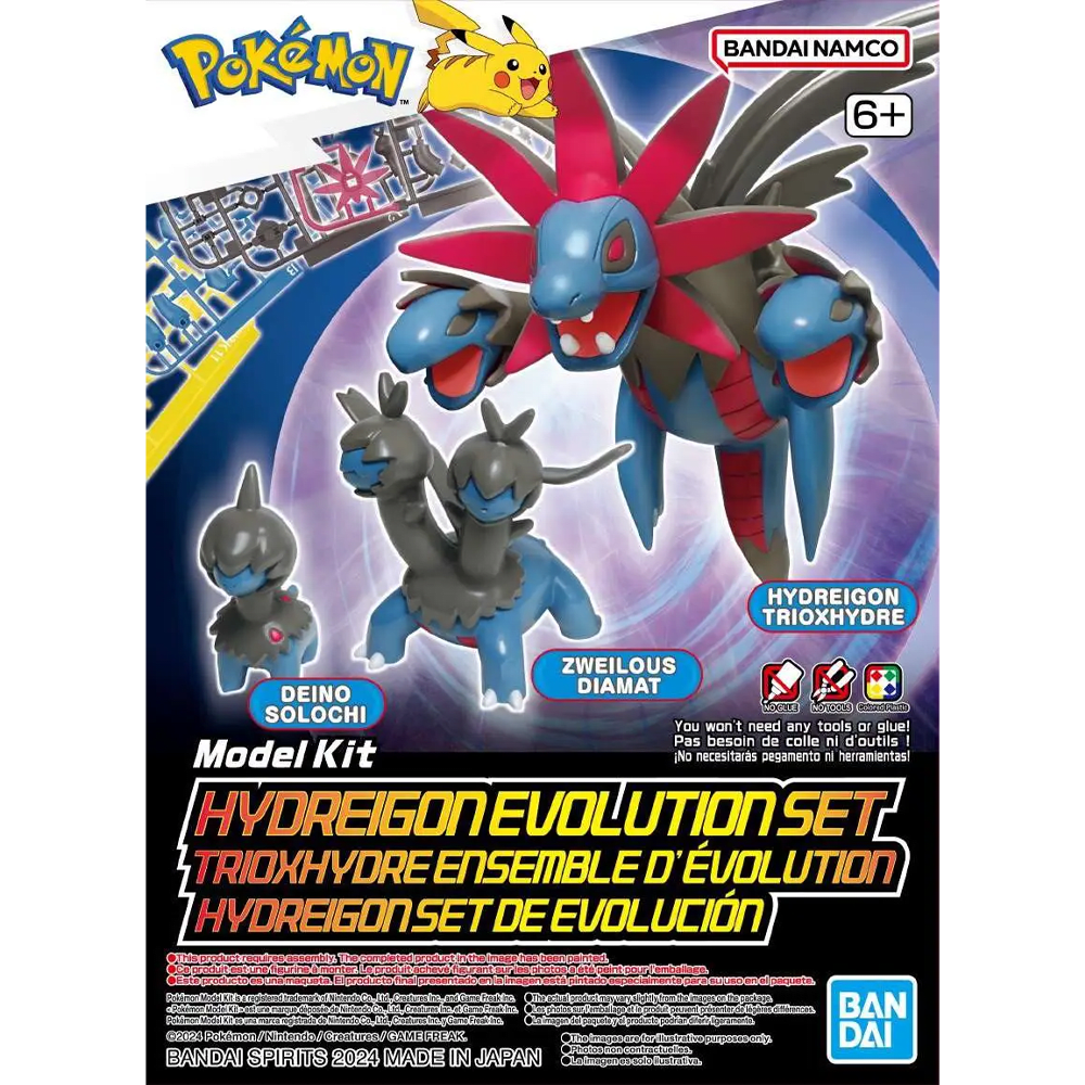 Model Kit Bandai Hobby Pokémon: Hydreigon Evolution Set 0