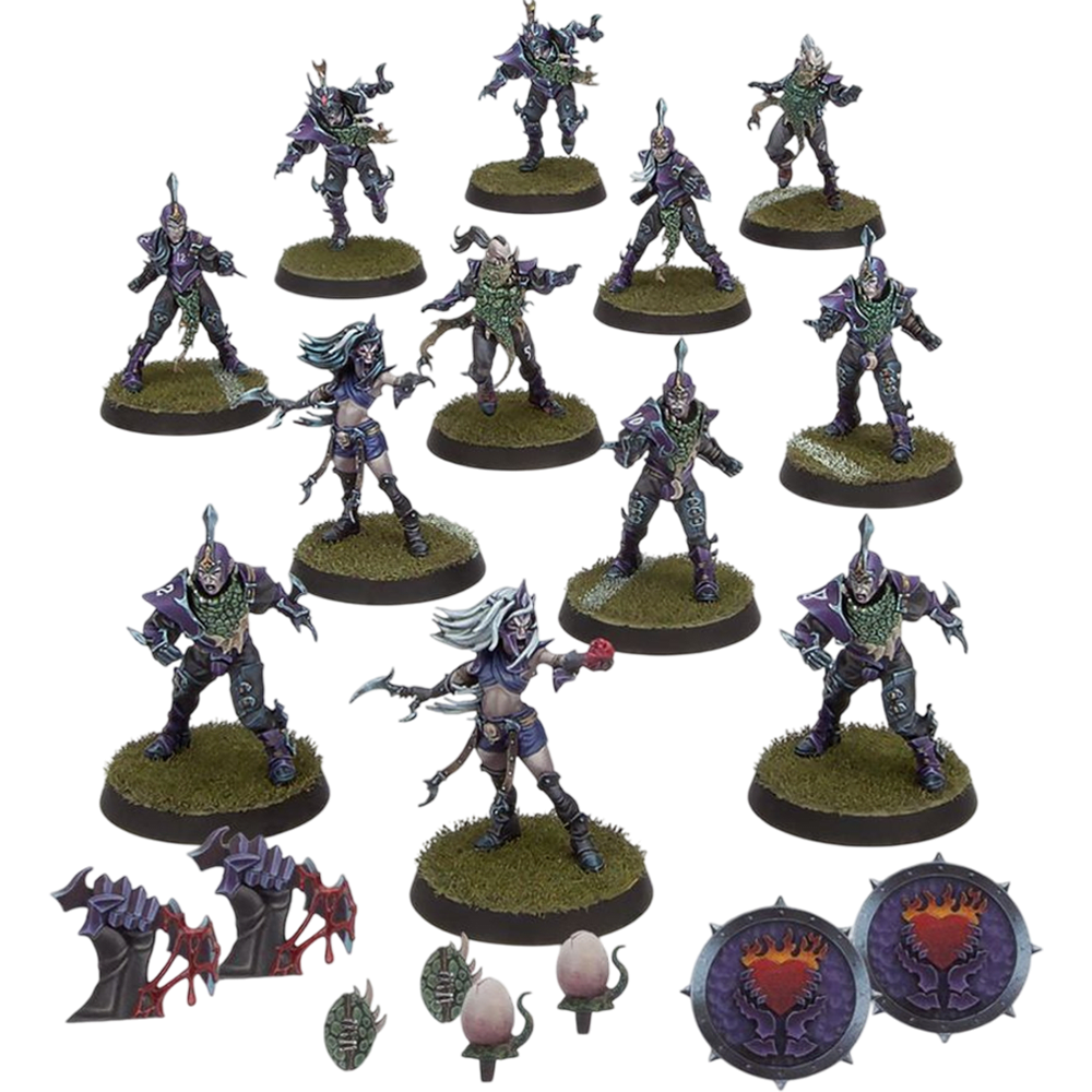 WH Blood Bowl: Dark Elf Team2