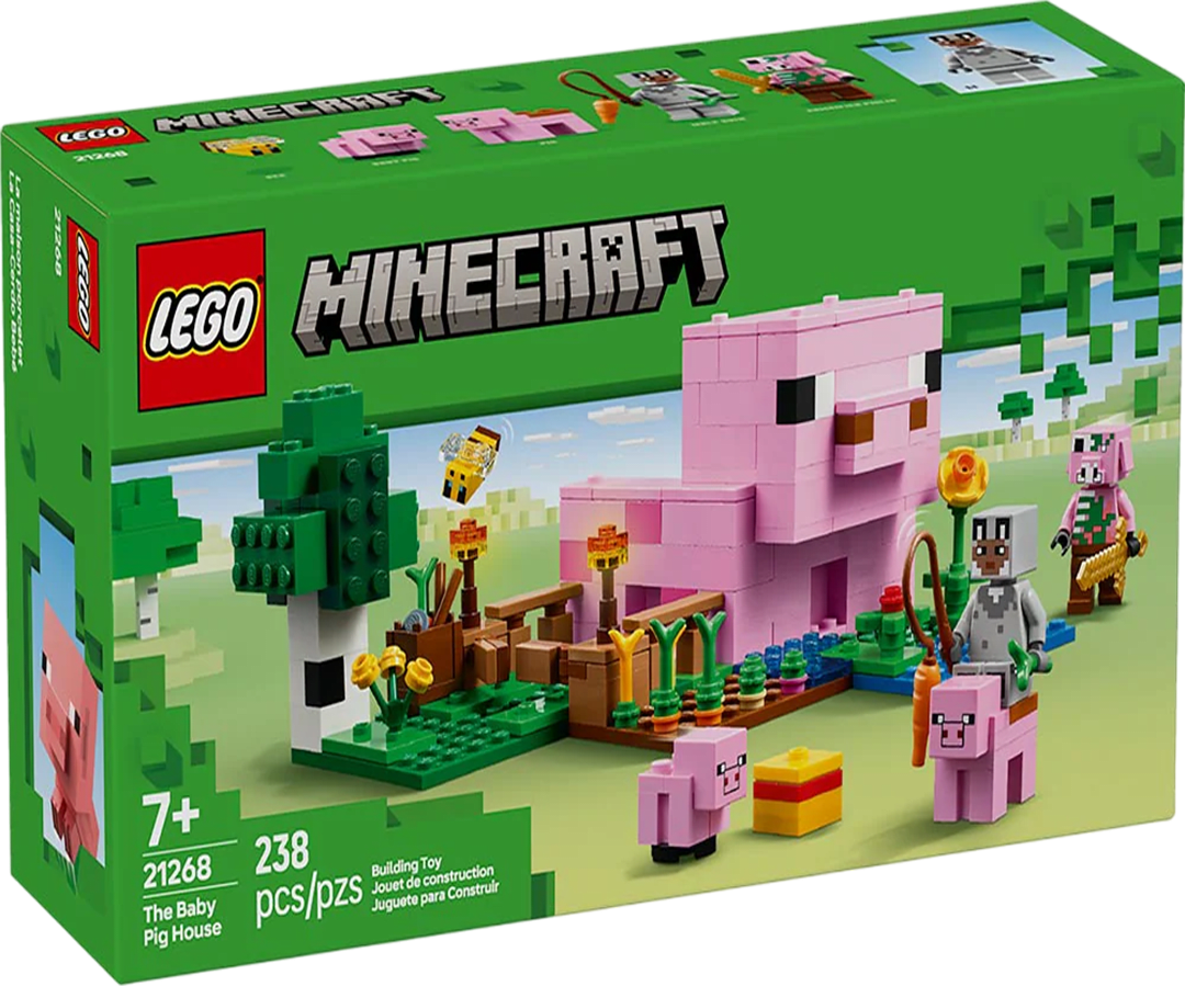 LEGO Minecraft: La Casa-Cerdo bebe 0