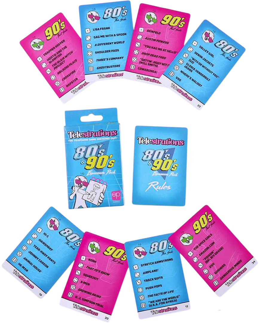 Telestrations 80s y 90s Expansion2