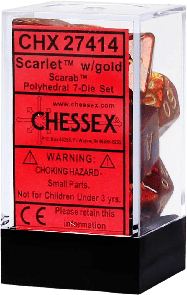 Chessex 7-Die Set Mini Scarab 0