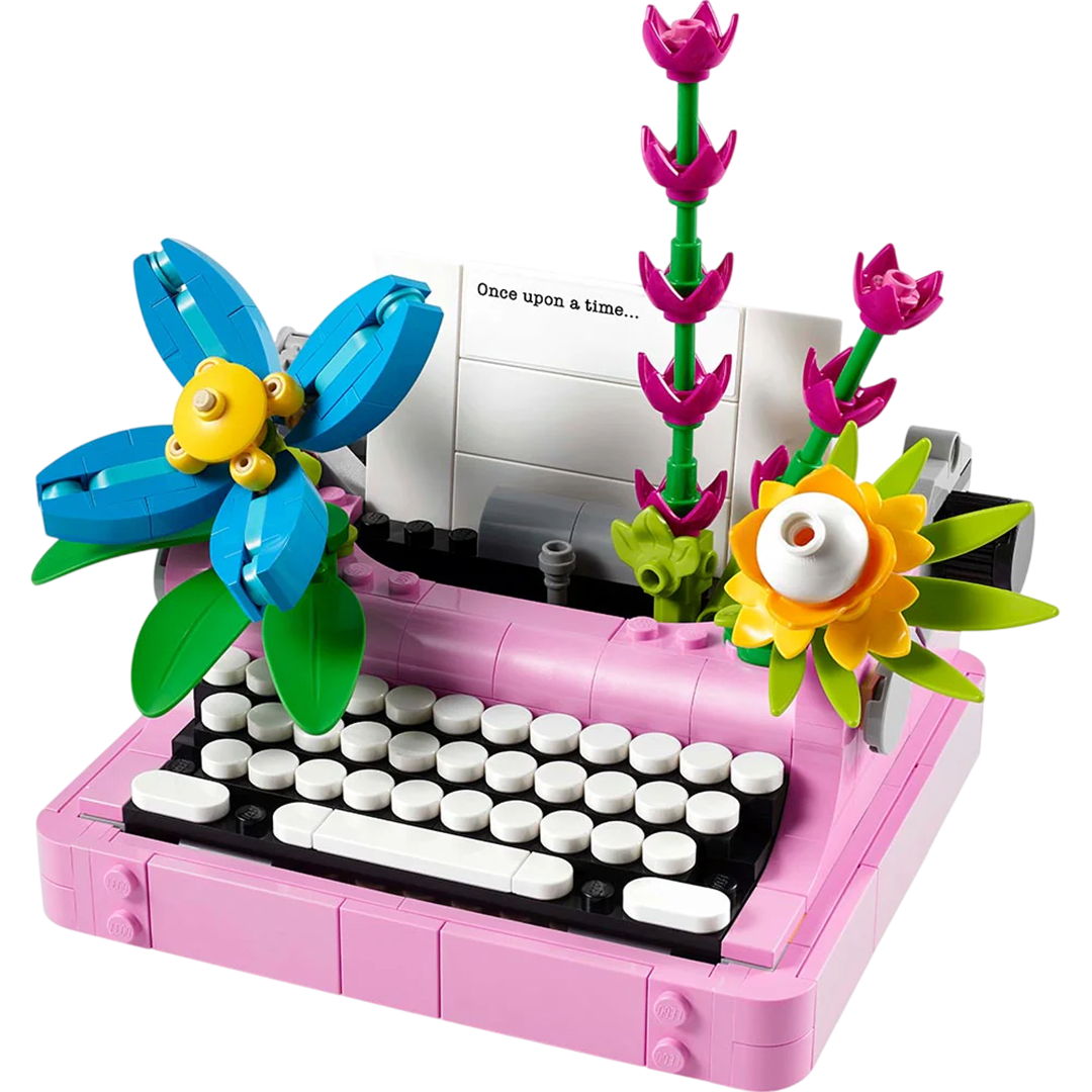 LEGO Creator: Máquina de Escribir con Flores2