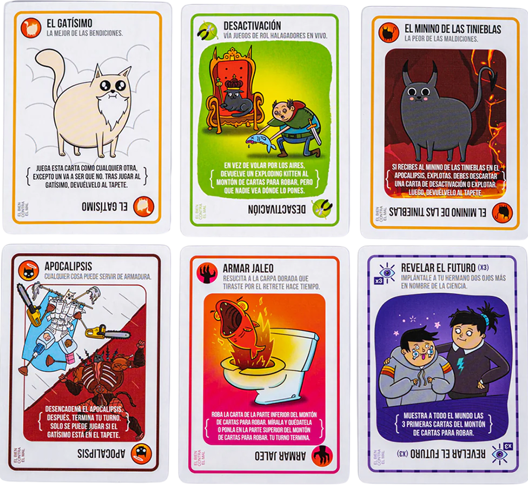 Exploding Kittens El Bien Contra el Mal2