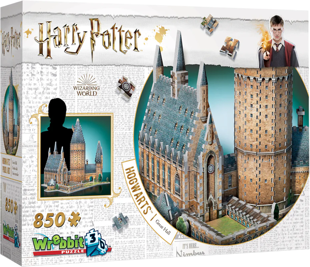 Puzzle 3D Wrebbit Harry Potter: Hogwarts (Great Hall) 0