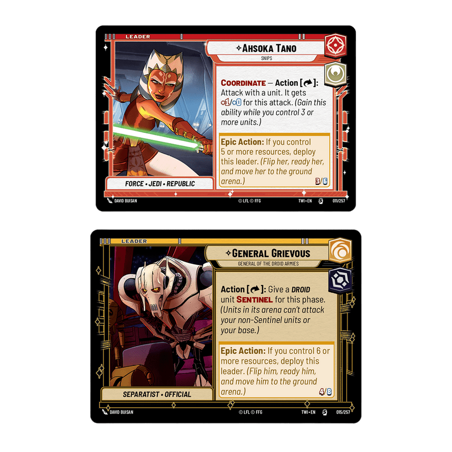 Two Player Starter Star Wars Unlimited: Twilight of the Republic3