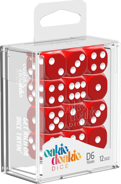 Set 12 Dados D6 16mm - Solid4