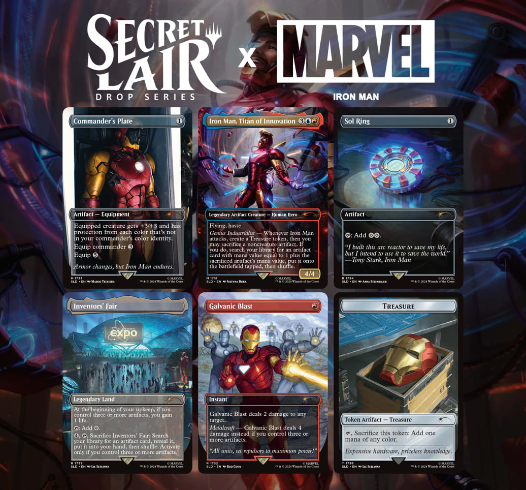 Secret Lair MTG: Marvel Iron Man (FOIL)2
