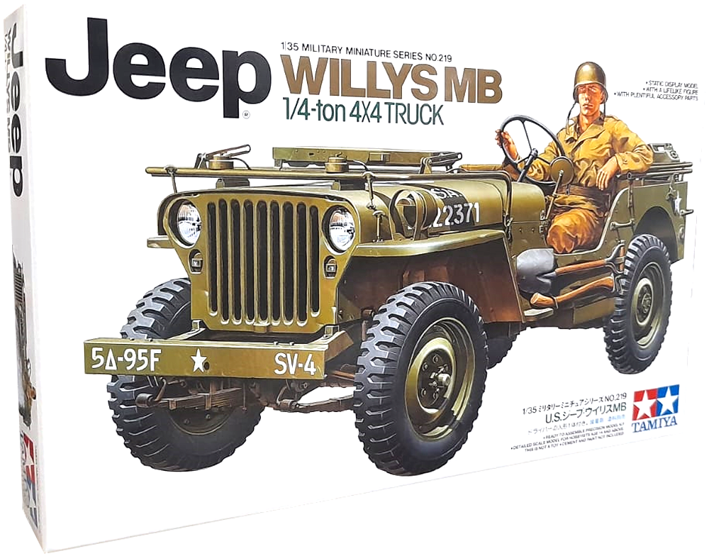 Model Kit Tamiya: Jeep Willys MB 1/4-ton 4X4 Truck 0