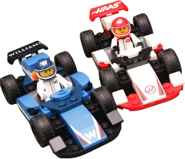 LEGO City: Autos de F1® Williams Racing y Haas F1®2