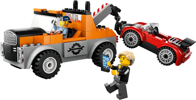 LEGO City: Camión Grúa y Reparación del Deportivo2