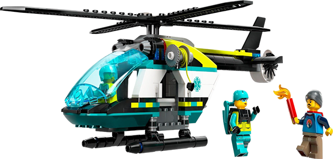 LEGO City: Helicóptero de Rescate para Emergencias2