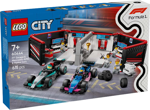 LEGO City: F1 Garage & Mercedes-AMG & Alpine Cars 0
