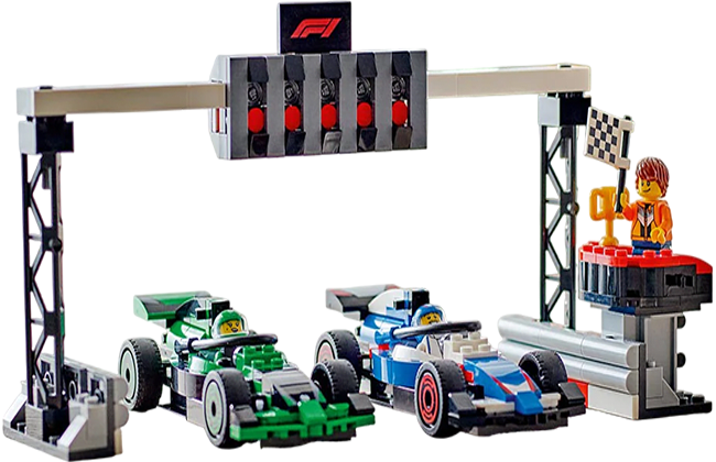 LEGO City: Parrila de F1® con Autos de Carreras VCARB y Sauber2